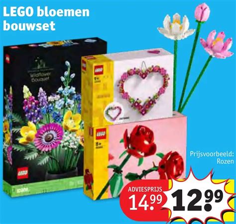 kruidvat lego bloemen actie